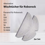 Alternative Wischtücher für Roborock S5+S6 series Mop Aufsatz 2er Pack