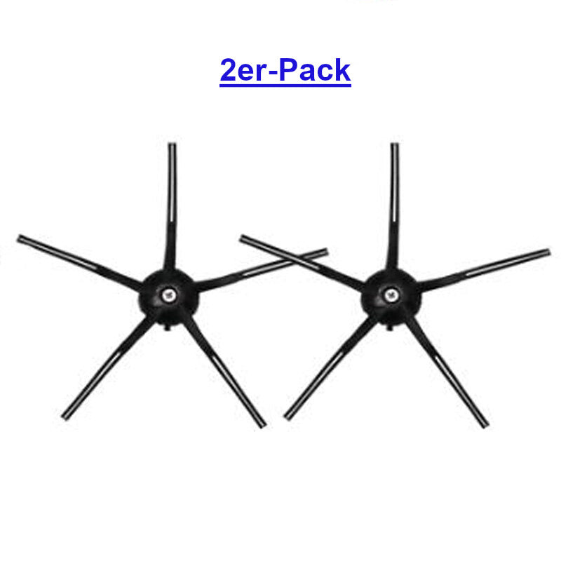 Alternative Seitenpinsel 2Stk. für Roborock Serie S5 S6 Schwarz
