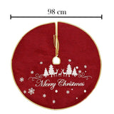Weihnachtsbaumdecke Christbaum-Rock Tannenbaum-Teppich Baumrock-Matte
