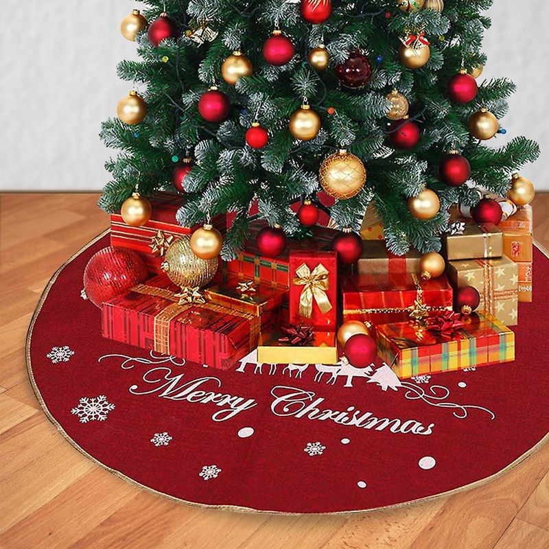 Weihnachtsbaumdecke Christbaum-Rock Tannenbaum-Teppich Baumrock-Matte