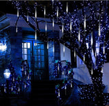 Meteor-Lichter 2.8m LED Weihnachtslichter Girlande Eiszapfen Wassertropfen