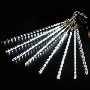 Meteor-Lichter 2.8m LED Weihnachtslichter Girlande Eiszapfen Wassertropfen