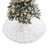 Christbaum-Rock Baumrock-Matte Weihnachtsbaumdecke Tannenbaum-Teppich