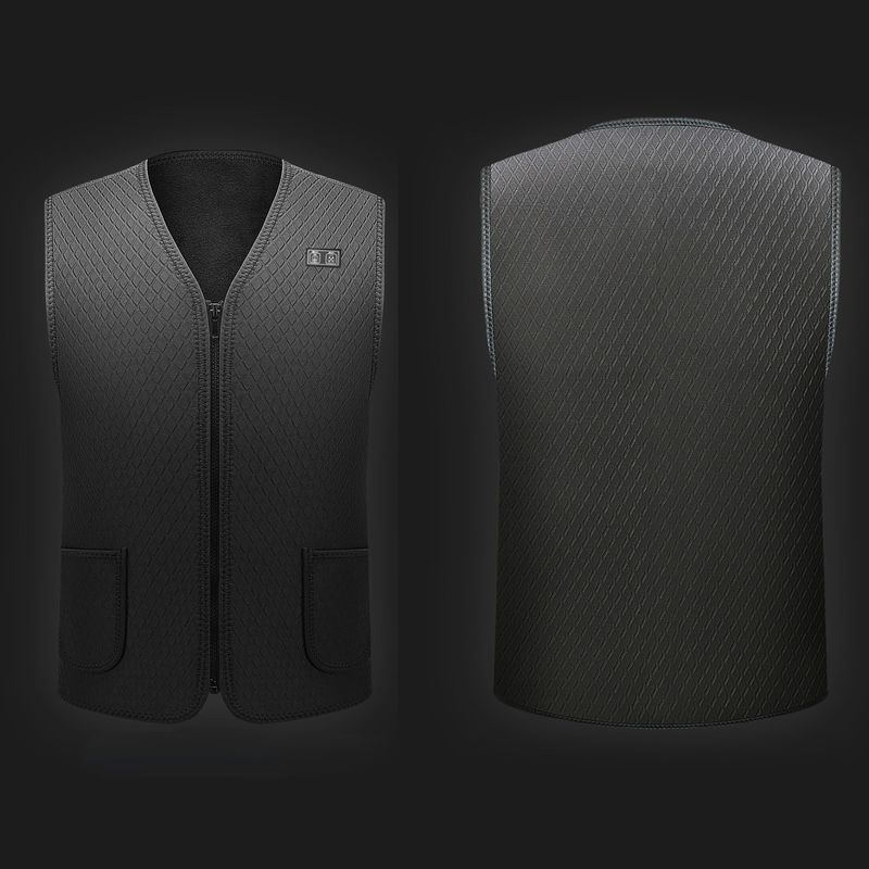 XXS Heizweste elektrisch beheizbare Weste Thermoweste Unisex 7 Zonen