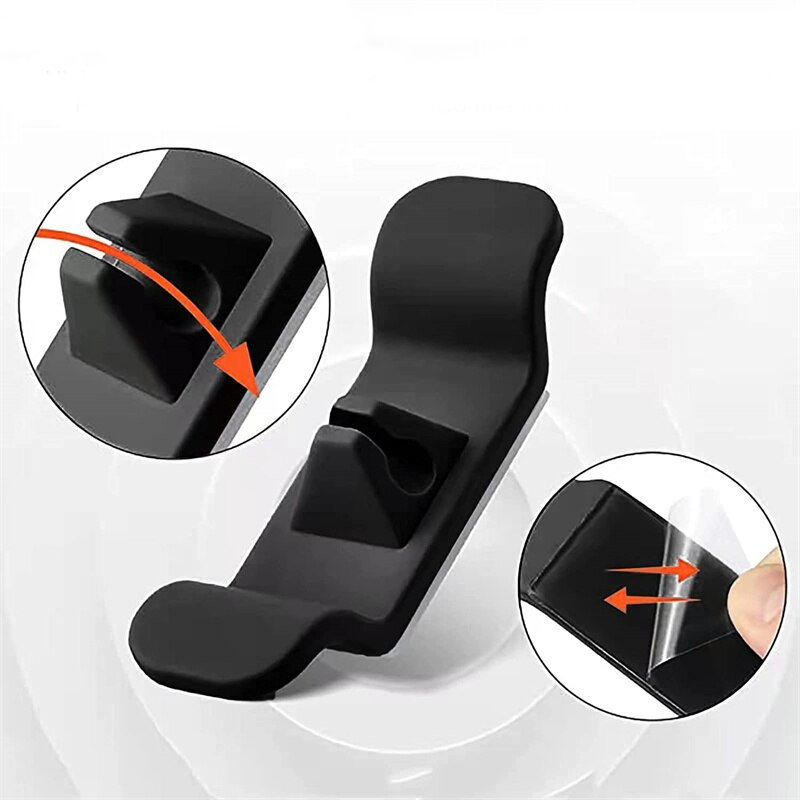 Kabelhalter für Küchenmaschinen Kabelclips selbstklebend Schwarz