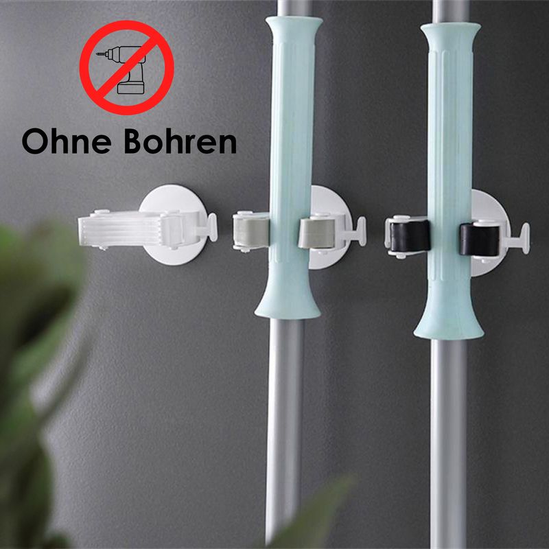 Besen Halter Organizer Spann Halterung Wandhalterung Aufhänger