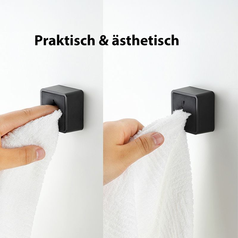 Handtuch Aufhänger Halter Haken Geschirrtuch Halterung Klemme