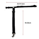 Sicherheitsleine Sicherheitsgurt Autorücksitz Hundeleine Schwarz