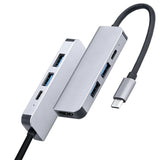 Dockingstation Multi USB-Hub USB-C 4in1 USB-A 3.0/2.0 HDMI 4K 4-port