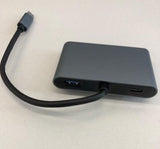 USB-Hub 5in1 USB-C in/out USB-A 3.0 2x HDMI 4K VGA