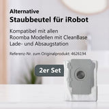 2er-Set Alternative Staubbeutel zu iRobot Roomba Serie j Clean Base