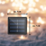 32m Gartenbeleuchtung Leuchtgirlande LED Solar-Lichterkette Warmweiss