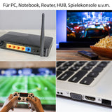 3m Netzwerkkabel Flachkabel Ethernet LAN Kabel RJ45 Cat. 7 UTP