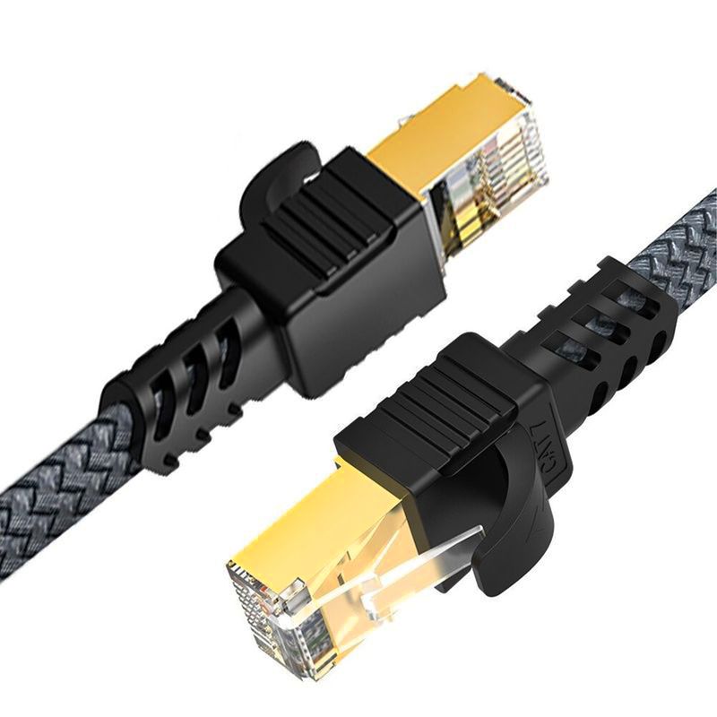 Netzwerkkabel Flachkabel Ethernet LAN Kabel RJ45 Cat. 7