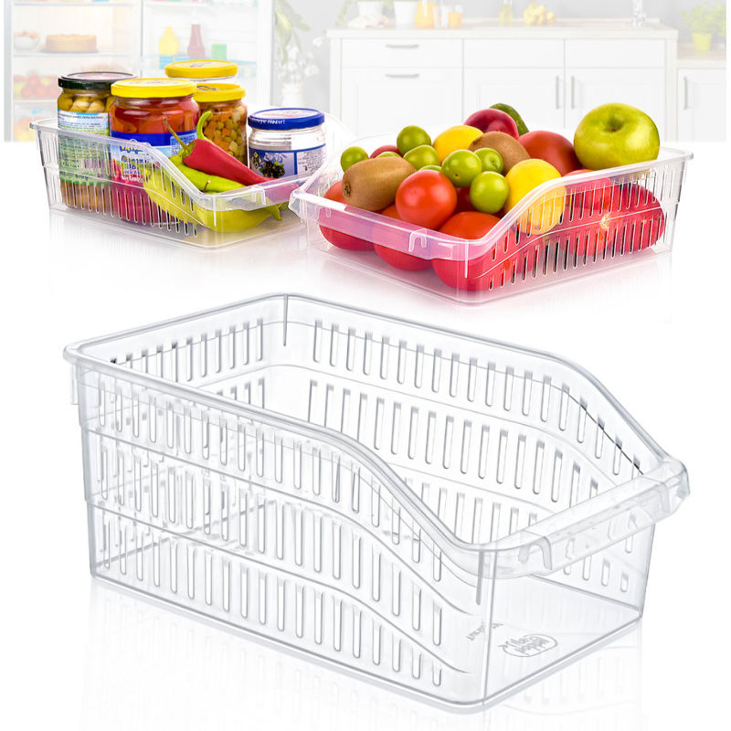 Kühlschrank-Box Kühlschrankorganizer Aufbewahrungsbox Küchenbehälter