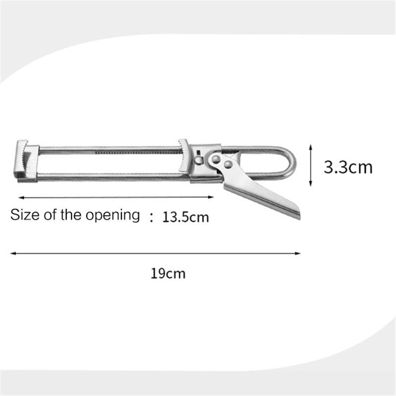 Glasöffner Einmachglasöffner Küchen-Zubehör Flaschenöffner Edelstahl
