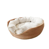 Katzenbett Katzennest Katzenkorb Katzensofa Katzenliege Bambus