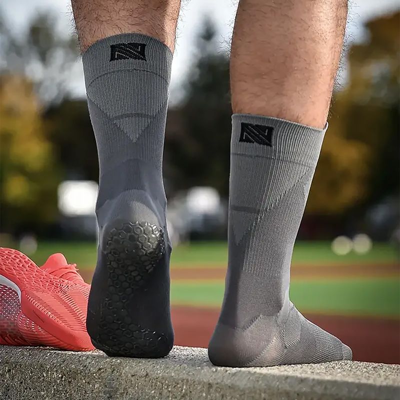 Fussballsocken Gr. 36-41 Grip Socken Fussball Strümpfe GripSoxx Grau