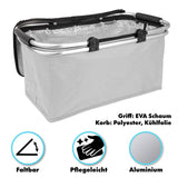 Einkaufskorb Tragekorb Kühlkorb Carrybag Kühltasche Picknickkorb