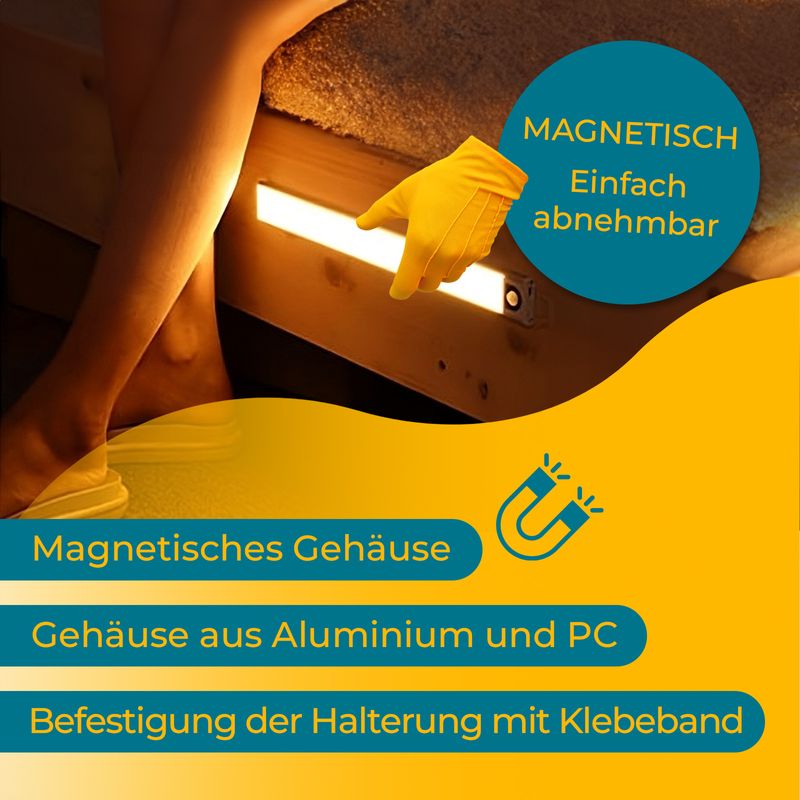 Baby Leuchte Licht Nachtlicht Lichtleiste Lampe Bewegungsmelder LED