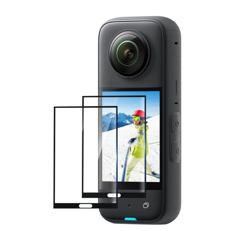 Displayschutzfolie Bildschirmfolie für Insta360 X3 Kamera - 2 Stück
