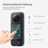 Displayschutzfolie Bildschirmfolie für Insta360 X3 Kamera - 2 Stück