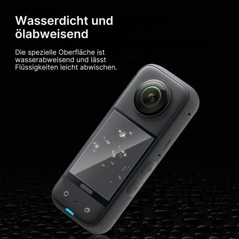Displayschutzfolie Bildschirmfolie für Insta360 X3 Kamera - 2 Stück