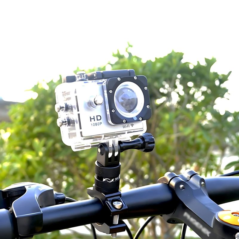 Velo Actioncam-Halterung Fahrradlenker für Insta360 One X GoPro uvm