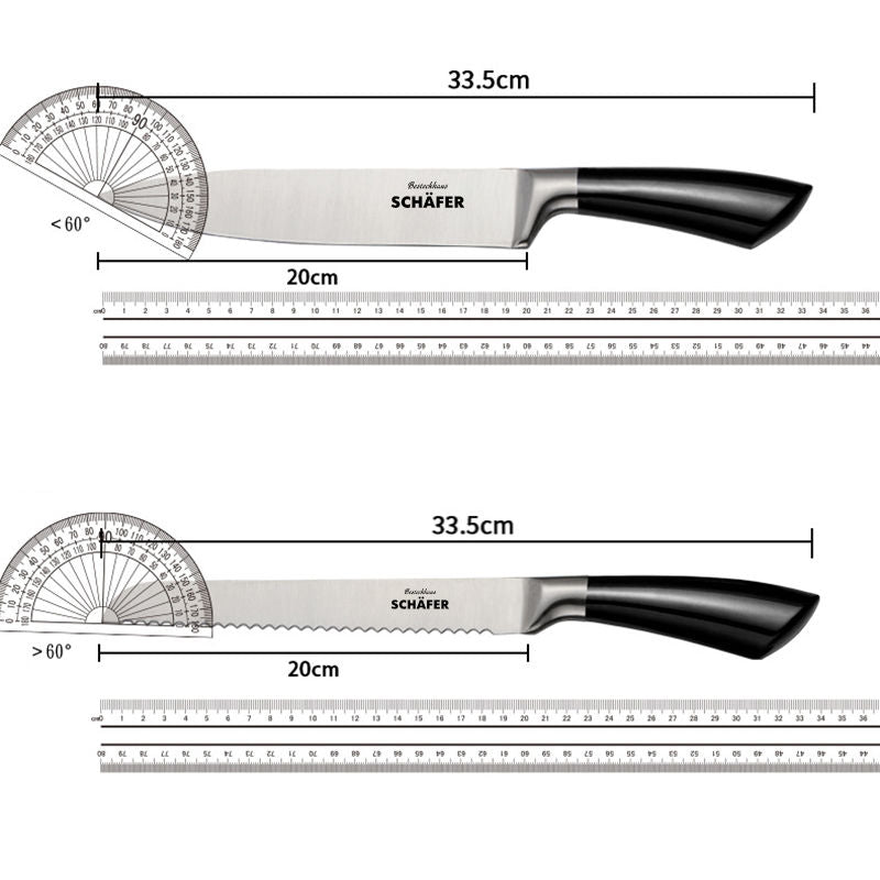 Messer Set Messerblock Kochmesser-Set Messerhalter Messerständer