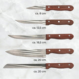 Messer Set Messerblock Kochmesser-Set Messerhalter Messerständer