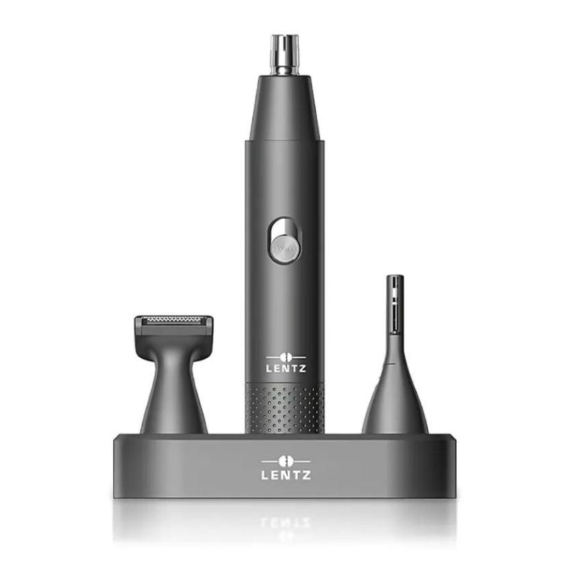 3-tlg. Nasenhaartrimmer-Set Barttrimmer Augenbrauentrimmer
