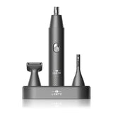 3-tlg. Nasenhaartrimmer-Set Barttrimmer Augenbrauentrimmer