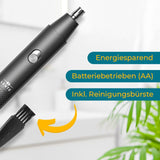 3-tlg. Nasenhaartrimmer-Set Barttrimmer Augenbrauentrimmer