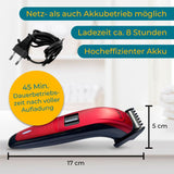 Trimmer Kabelloser Rasierer Bartschneider Akku Haarschneider Set