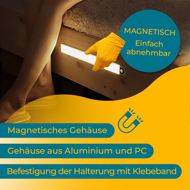 Baby Lampe Nachtlicht Licht Lichtleiste Leuchte Bewegungsmelder LED