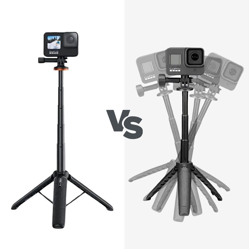 Selfie Stick Actioncam mit Stativ für GoPro DJI Insta360 Xiao Yi uvm