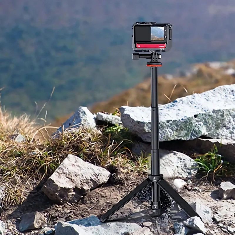 Selfie Stick Actioncam mit Stativ für GoPro DJI Insta360 Xiao Yi uvm