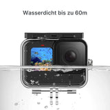 Unterwassergehäuse für Action Cam GoPro Hero 13 12 11 10 9 Schutzgehäuse