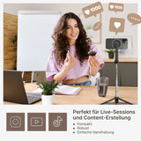 Handy Stativ Tripod Magnethalterung Selfie Stick Smartphone