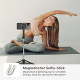 Handy Stativ Tripod Magnethalterung Selfie Stick Smartphone
