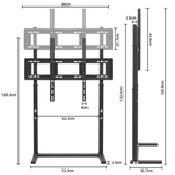 Universal TV-Ständer LCD Fernseher Bildschirm Standfuss Display 100 Zoll