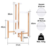 Blumenständer Pflanzen Ständer Regal Halter Treppe Gestell Blumentisch