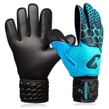 Fussballhandschuhe Kralle Junior Pro 3.0 Gr. 5 Blau Torwart Keeper Goalie Handschuhe