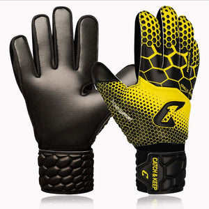Fussballhandschuhe Kralle Junior Pro 3.0 Gr. 7 Gelb Torwart Keeper Goalie Handschuhe