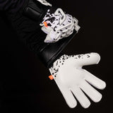 Fussballhandschuhe Kralle Splash Gr. 3 Weiss Torwart Keeper Goalie Handschuhe