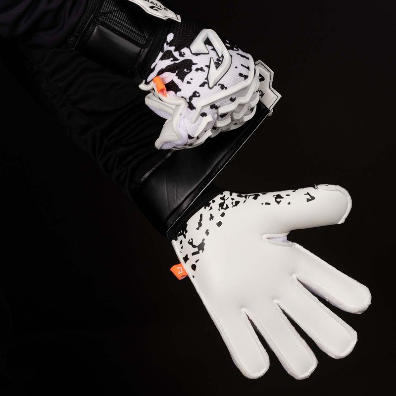 Fussballhandschuhe Kralle Splash Gr. 4 Weiss Torwart Keeper Goalie Handschuhe