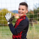 Fussballhandschuhe Kralle Splash Gr. 4 Weiss Torwart Keeper Goalie Handschuhe