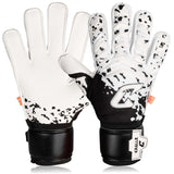Fussballhandschuhe Kralle Splash Gr. 5 Weiss Torwart Keeper Goalie Handschuhe