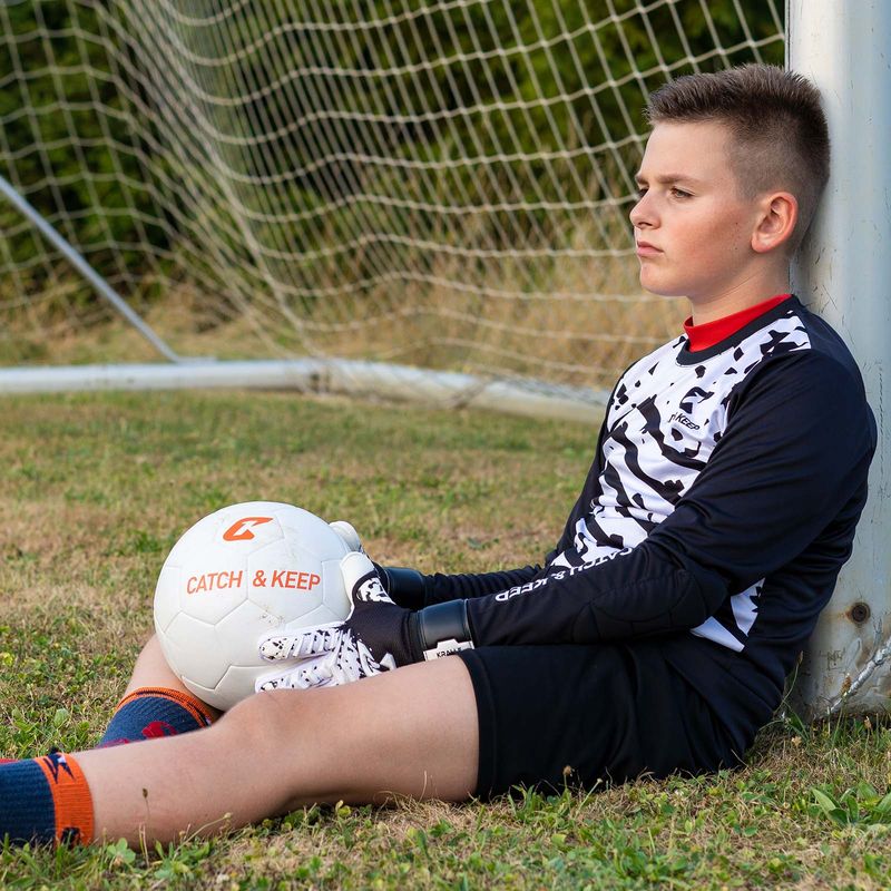 Fussballhandschuhe Kralle Splash Gr. 6 Weiss Torwart Keeper Goalie Handschuhe