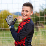 Fussballhandschuhe Kralle Splash Gr. 5 Grau Torwart Keeper Goalie Handschuhe